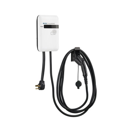EVOCHARGE iEVSE Plus  No Cable Mgmt  Wall Mounted w 18' Cable, Open Network EVC3AC0A1E1A1